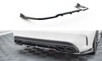 Mercedes-AMG C63 W205 / S205 2015-2018 Bakre Splitter (Med Splitters) V.1 Maxton Design